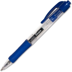 INTEGRA BLUE RETRACTABLE  0.5MM GEL PEN