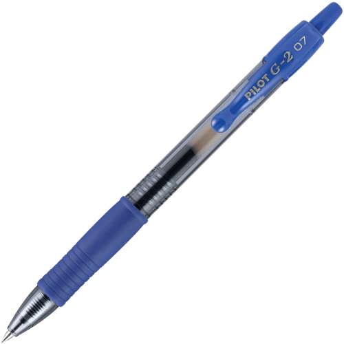 Pilot G2 Retractable Gel Pen-
Blue
12 pens per box. Price per
Each