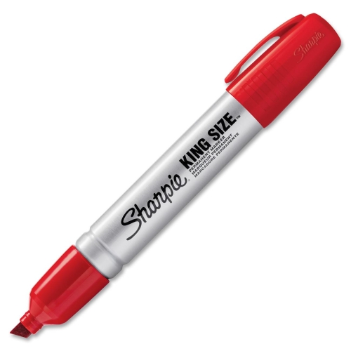Sharpie Markers King Size RED, 12/Box MK403