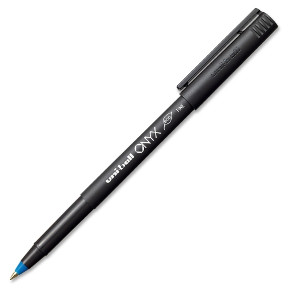 SANFORD ONYX UNI-BALL BLUE 0.7MM ROLLING BALL PEN