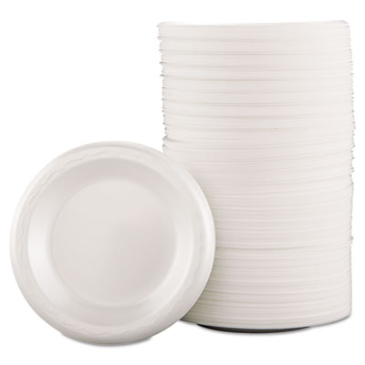 Genpak Celebrity 6&quot; Foam Plate Dinnerware, 1000 Per Case