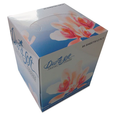 GEN852D  Facial Tissue Cube 2Ply White 85/Box 36Box/Case