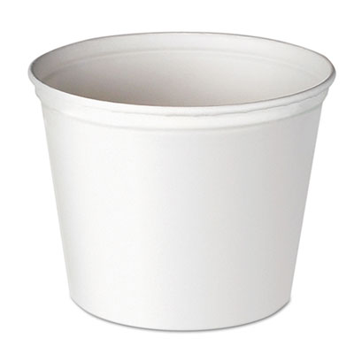 165oz #10 White Untreated Paper Bucket, 100 Per Case