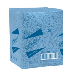 12&quot; x 14.5&quot; Kimtex Blue Shop Towels 500 Per Case