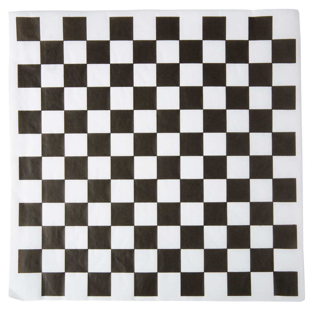 Black/Tan Checkered Sheets 5000/cs