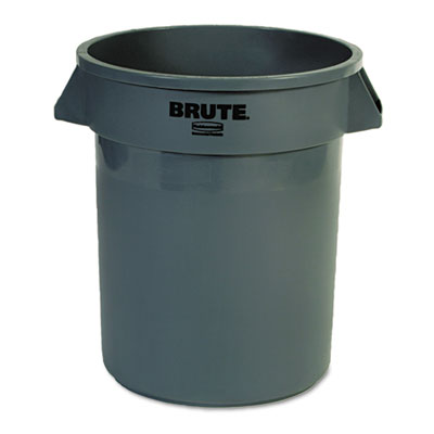 20 Gallon Trash Can Rubbermaid Brute, Gray