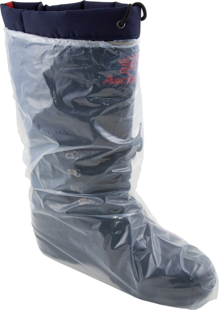 16&quot; XL CLEAR POLYETHYLENE BOOT COVERS WITH ELASTIC 500/CASE