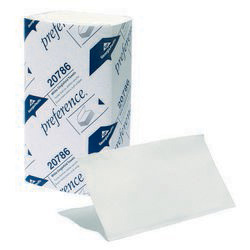 GP Preference Near Prem. White 1-Ply S-Fold Towel