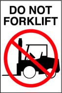 4&quot;x6&quot; Labels 500/Roll &quot;DO NOT Forklift This End&quot;