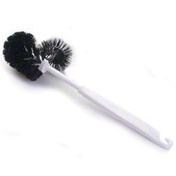 POLY BOWL BRUSH WITH RIM SCRUBBER, 12 PER CASE