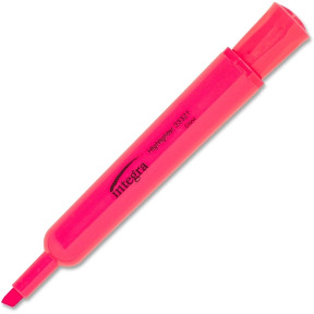 INTEGRA PINK HIGHLIGHTER CHISEL TIP 12/BOX