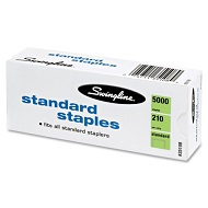 SwingLine Std Chisel-Point Staples 210/Strip 5000/Box