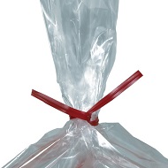 8&quot; Red Plastic Twist-Tie 
10000 Per Case
Price Per 1000