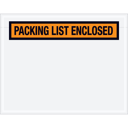 7 x 5-1/2 Packing List Enclosed Envelopes 1000/Cs