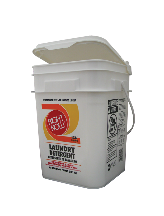 Right Now Laundry Detergent 40 Pail, Powder