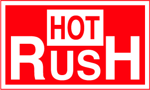 3 x 5 &quot;Hot Rush&quot; Red/White 500/Rl