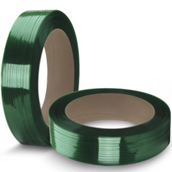 5/8&quot; x 4200&#39; Green Polyester Strap 16x6 Core 1400#/BS