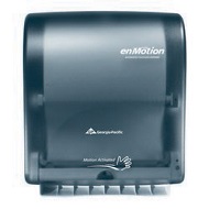 Enmotion Touchless 10&quot; Towel Dispenser, Smoke/White