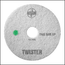 White Diamond Twister Pad 800 Grit, 14&quot;, 2 Per Case