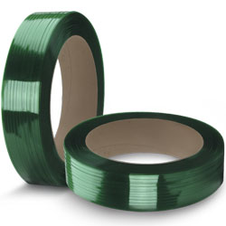 1/2&quot; x 6500&#39; .028 Green Polyester Strap 16x6 Core