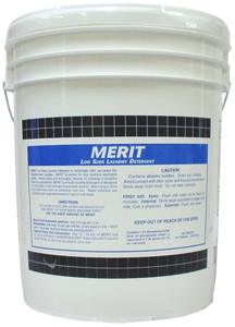 Fortech Merit Low Suds Laundry Detergent, 50lb Pail