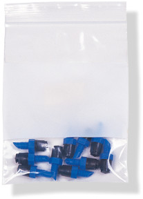 2 x 3 4Mil Sealtop Poly Bags w/Write-On Block 1000 Per Case